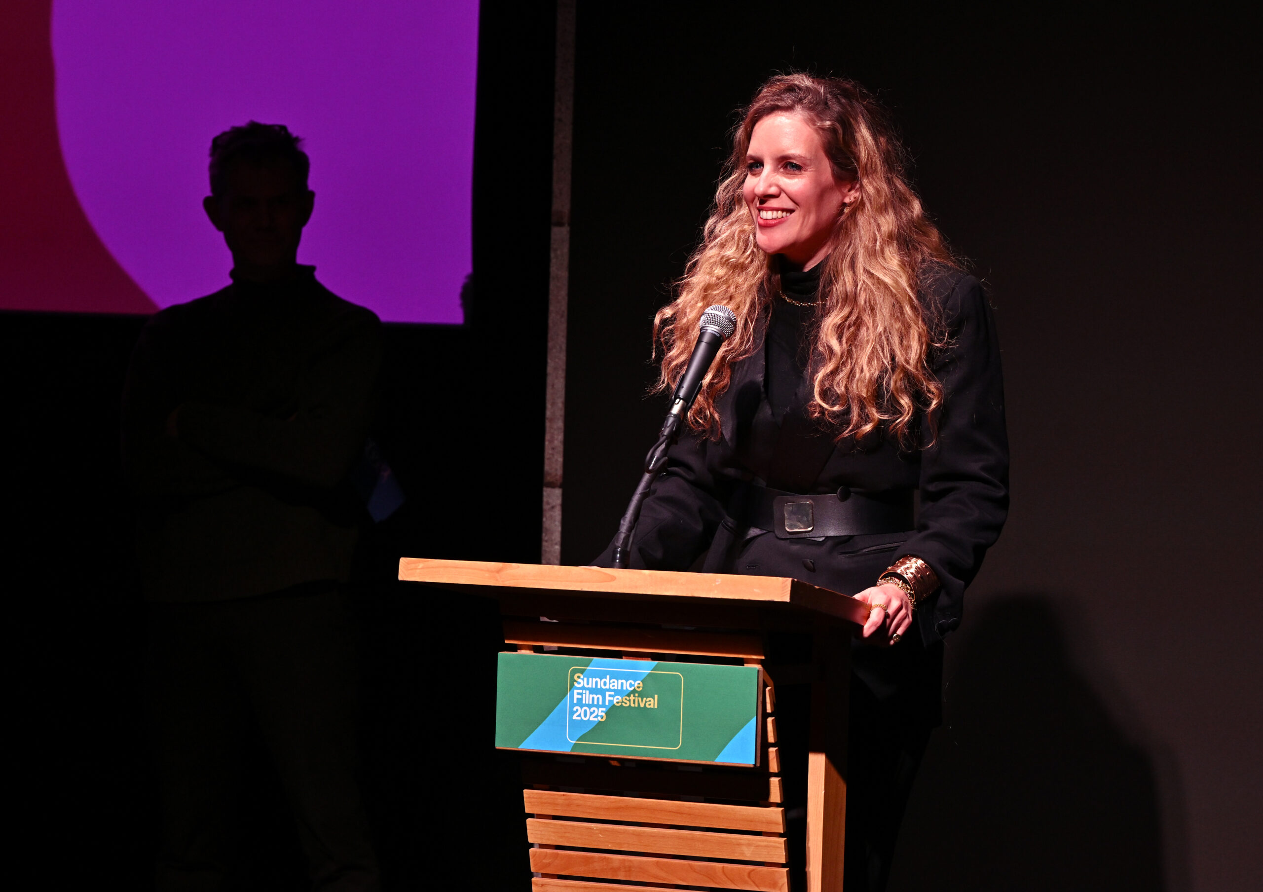 Amel Guellaty attends the 2025 Sundance Film Festival premiere of “Where the Wind Comes From” at the Egyptian Theatre on January 26, 2025, in Park City, UT.